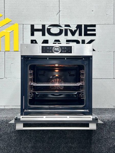 Електрична духова шафа Bosch HBG672BS1 4D гаряче повітря! Укр меню D0075 фото