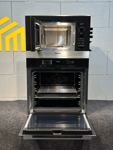 Встроенный духовой шкаф H 6160 BP + микроволновка M 6030 D0114 фото