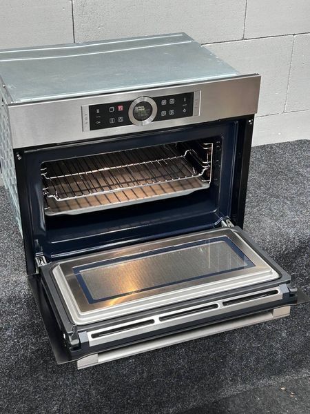 Духова шафа 2в1 з мікрохвильовою bosch CMG633BS1 D0091 фото