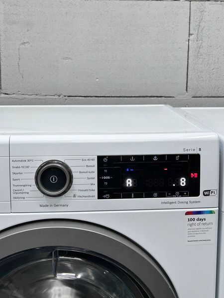 Комплект BOSCH 8 Serie пральна WAXH2KOLSN та сушильна WTX8HKL9SN PK0008 фото