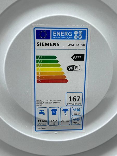 ТОП! Пральна машина Siemens iQ800 extaKlasse 10кг! iDos! Wi-Fi! A+++ P0038 фото