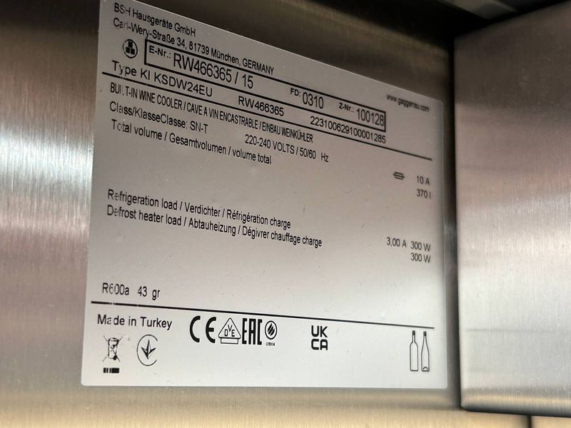 Винный шкаф GAGGENAU RW466365 серии 400 H0055 фото