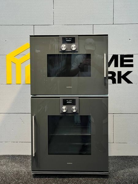 Стильный комплект Gaggenau духовой шкаф + духовка-микроволновка DK0006 фото