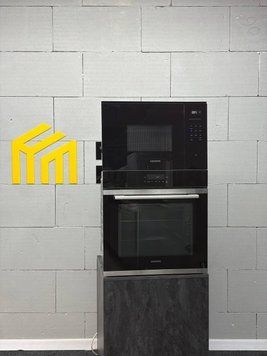 Комплект Siemens - Духова шафа Hb271ABS0S Та мікрохвильова піч BF525LMB1 DK0029 фото