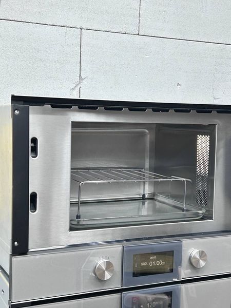 Комплект Gaggenau: духовой шкаф BOP221112 и встраиваемая микроволновая печь BMP224110 DK0026 фото