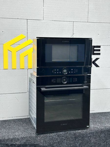 Комплект bosch: Духова шафа HBG876EC6S/82 та мікрохвильовка bfl834GC1 DK0012 фото