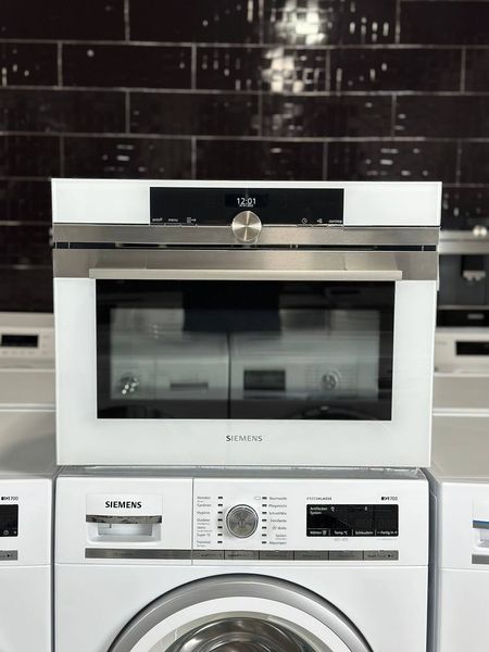 Духовка-пароварка Siemens CS656GBW1 біла! 2в1 D0013 фото