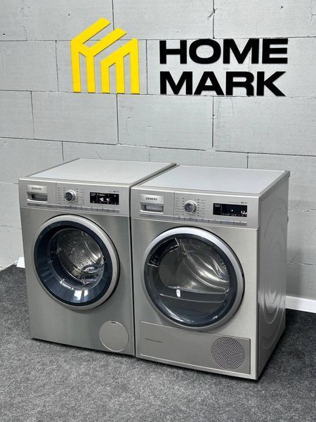 Комплект пральна + сушильна машина Siemens WT45W569DN та WM14W5S9DN PK0012 фото