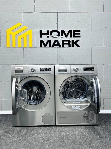 Комплект пральна + сушильна машина Siemens WT45W569DN та WM14W5S9DN PK0012 фото