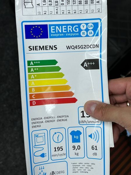 Нова сушильна машина Siemens WQ45G2DCDN IQ500 S0043 фото